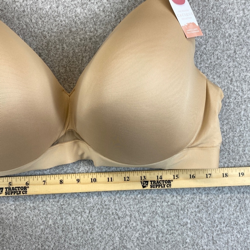 Cacique Comfort Bliss lightly lined full coverage bra 44 DDD underwire smooth - Picture 3 of 13